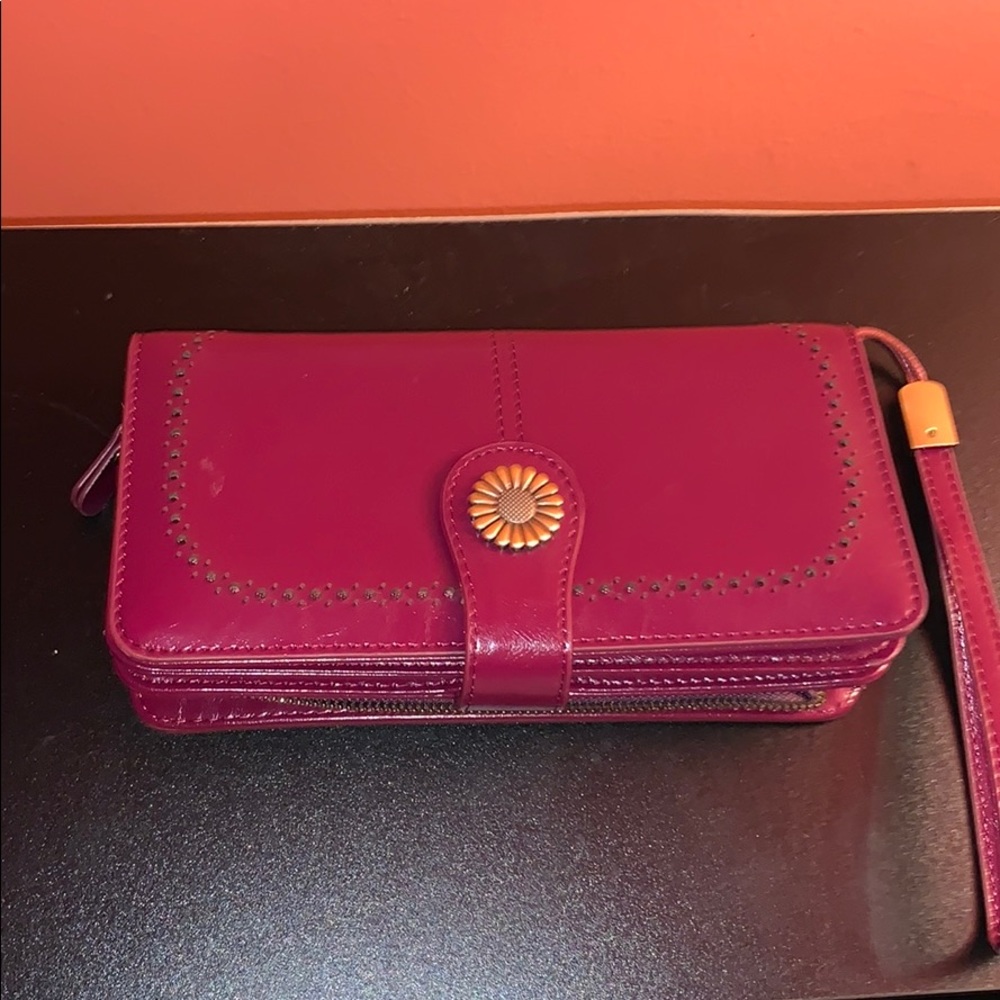 Magenta wallet/Wristlet👛